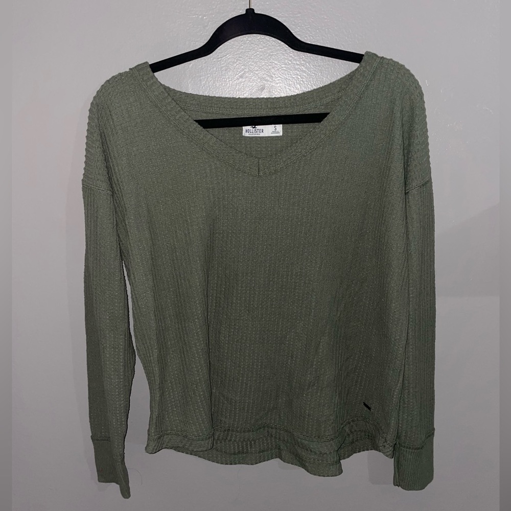 Small green Hollister Sweater